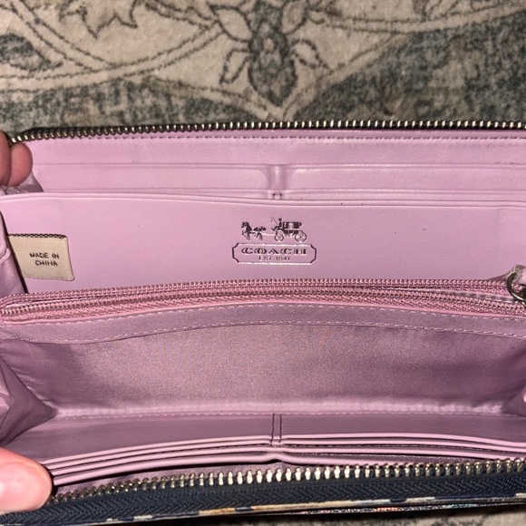 Coach Multicolor Circle Pattern Wallet - Picture 2 of 11